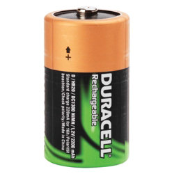 [8052] Duracell HR20-D rechargeable battery, 3000 mAh, IMPA 792451