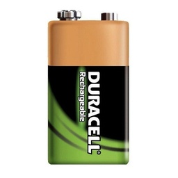 [8059] Duracell HR9V, rechargeable battery, 170 mAh, IMPA 792457[11.0](10.4)