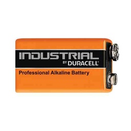 [8046] Duracell Industrial Alkaline Batterij 6LR61, ID1604, 9 V, IMPA 792426[33.0](1.6)