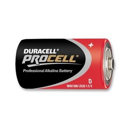[3698] Duracell Procell, LR20 alkaline batterij (D-cel, MN1300, AM-1), 1,5V, IMPA 792421[111.0](1.6)