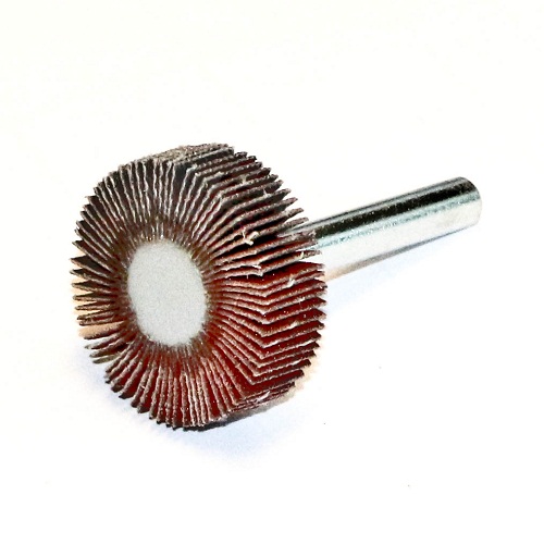 [5104] Fan grinder, d: 30 mm, 10 mm wide, d shank: 6 mm, grit 150, RPM 25400