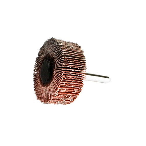 [3497] Fan grinder, d: 50 mm, 20 mm wide, d: shank: 6 mm, grit 80,  RPM 15200