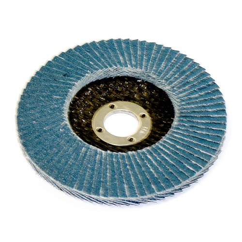 [4961] Klingspor Flapdisc / mopdisc, 100 x 16 mm, K80, for steel and stainless steel
