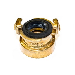 [1288] GEKA Water Hose Coupling, Female thread 1-1/4" (32 mm), Brass, IMPA 351113[440.0](1.79)