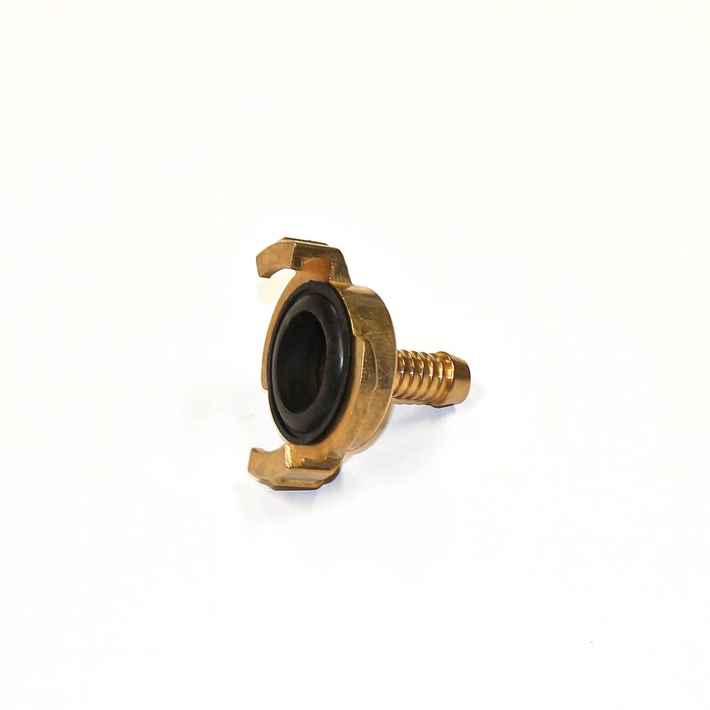 [1262] GEKA Slangkoppeling Slang uiteinde 3/8" (10 mm), Messing, IMPA 351101