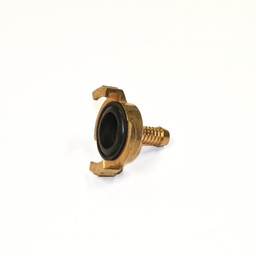 [1262] GEKA Water Hose Coupling, Hose End 3/8" (10 mm), Brass, IMPA 351101[37.0](1.24)