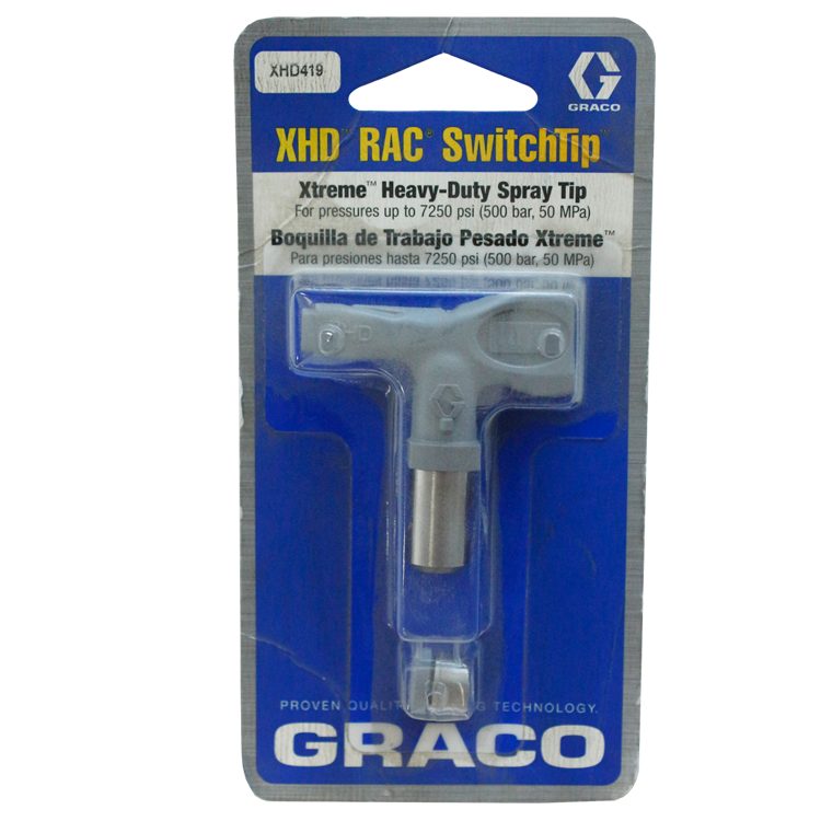 [6848] Graco Airless Verf Spray voor Zwaar Werk Reserve -A -Clean, switch tip, model XHD419, IMPA 270913[4.0](51.45)