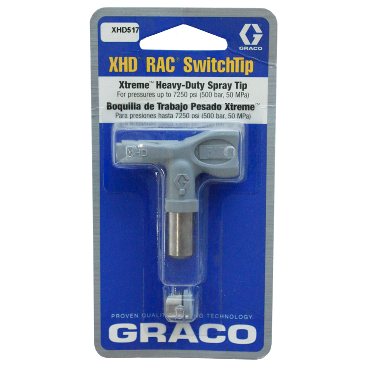 [1079] Graco Airless Verf Spray voor Zwaar Werk Reserve -A -Clean, switch tip, model XHD517, IMPA 270923[4.0](51.45)