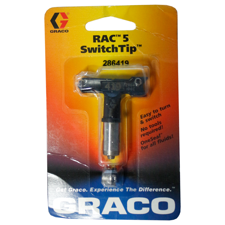 [5396] Graco, Airless Verf Spray Reverse -A -Clean switch tip, RAC 5, model 262-419