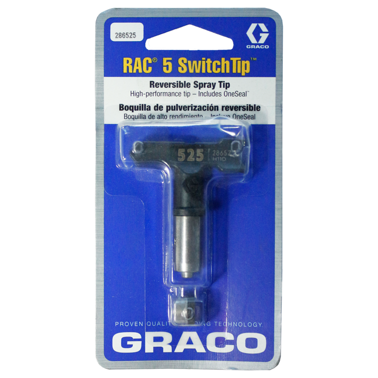 [1075] Graco, Airless Paint Spray Reverse -A -Clean switch tip, RAC 5, model 262-525