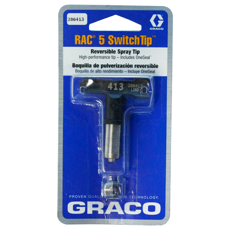 [5393] Graco, Airless Paint Spray Reverse -A -Clean switch tip, RAC 5, model 286-413[16.0](54.49)