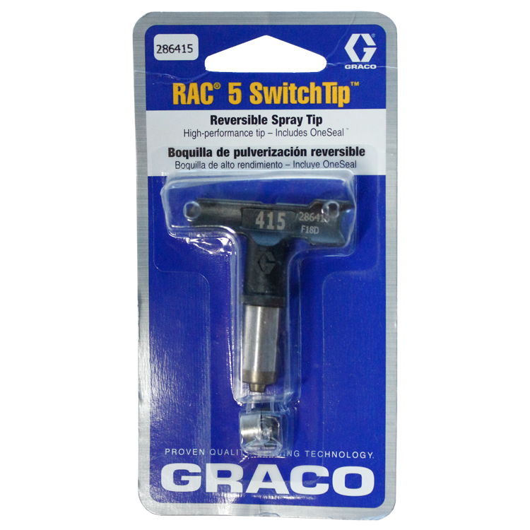 [5394] Graco, Airless Paint Spray Reverse -A -Clean switch tip, RAC 5, model 286-415