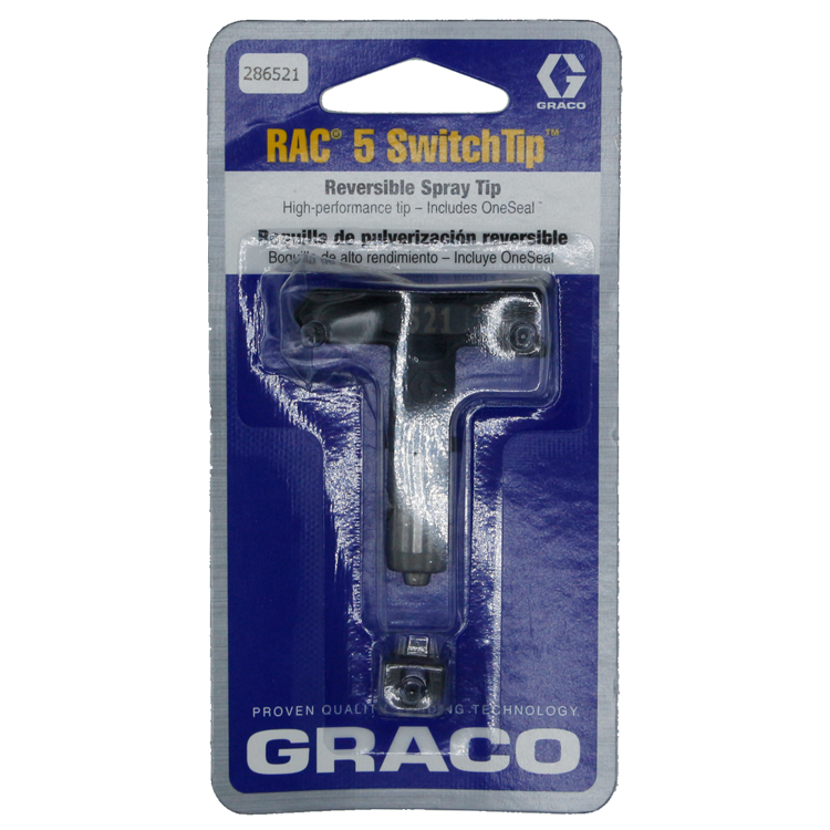 [1073] Graco, Airless Verf Spray Reverse -A -Clean switch tip, RAC 5, model 286-521