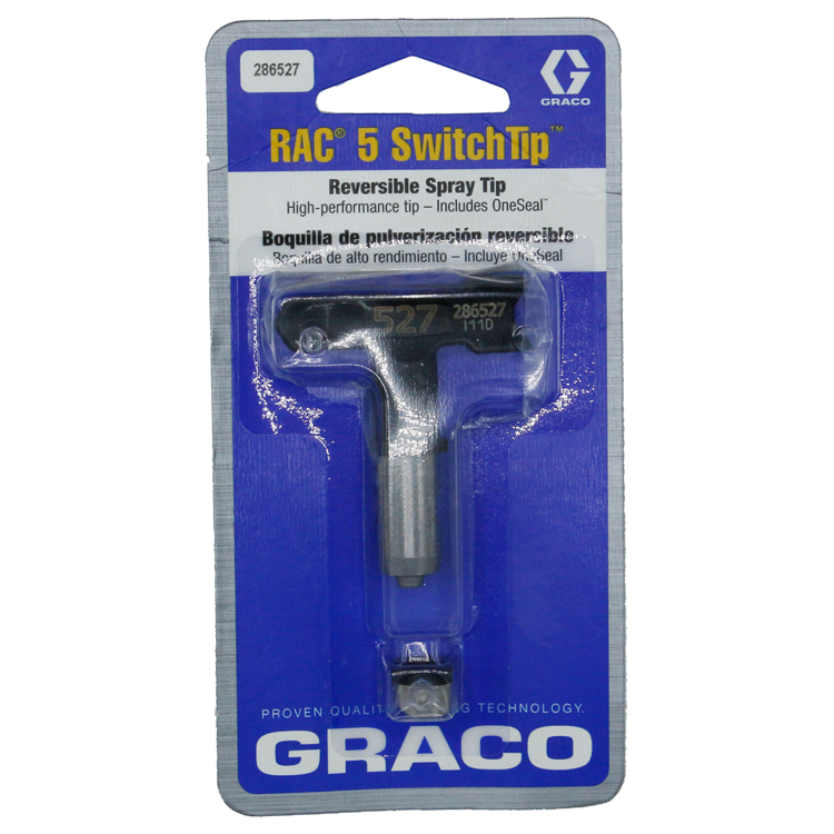 [1076] Graco, Airless Paint Spray Reverse -A -Clean switch tip, RAC 5, model 286-527[14.0](48.0)