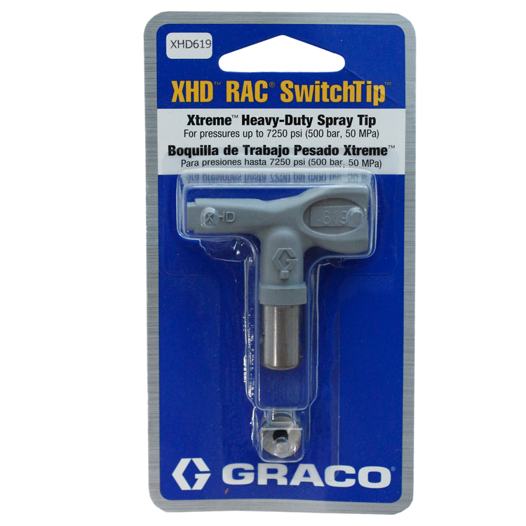 [7291] Graco Airless Verf Spray for Heavy Duty Reserve -A -Clean, switch tip, Model XHD619(45.76)