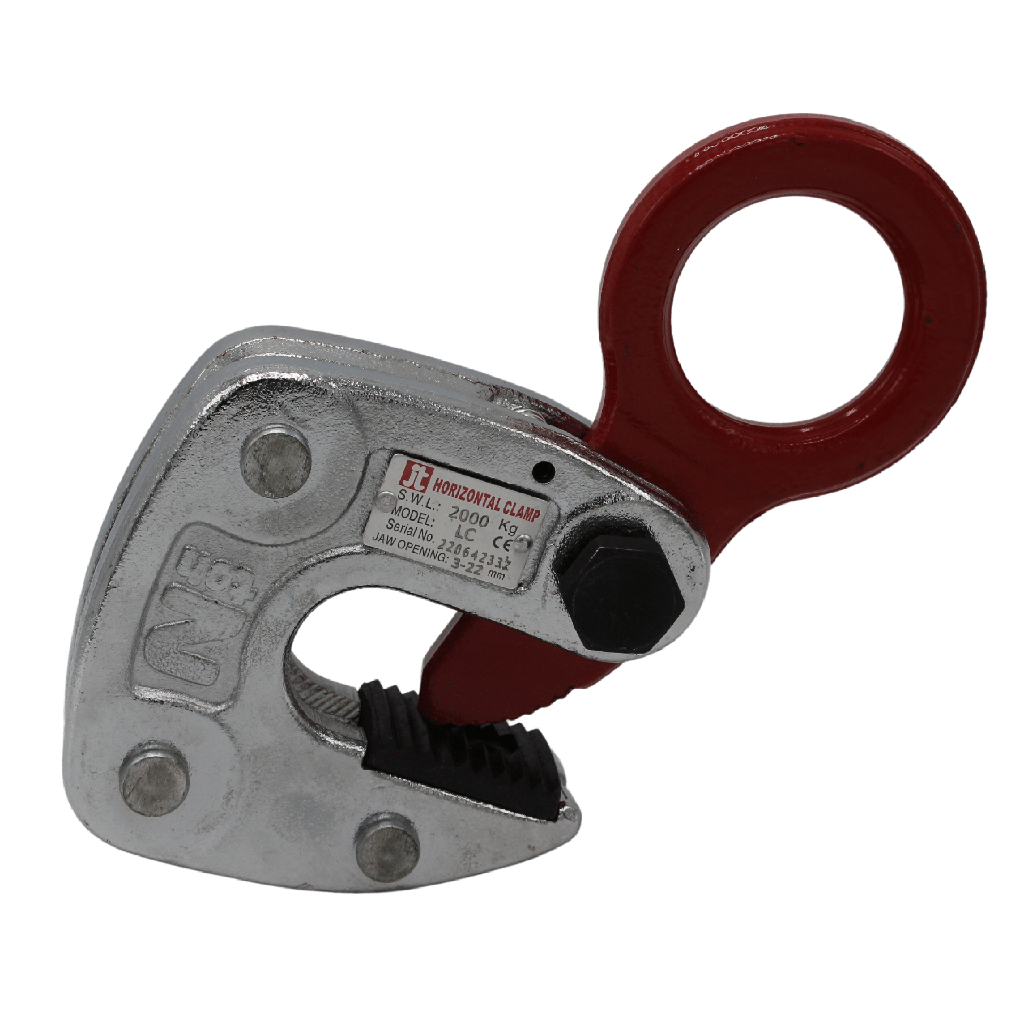 [2543] JTLC-D2 Horizontale platenklem, cap 2 ton, IMPA 614038