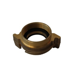 [5990] Nakajima female thread connector, 50A, 2" BiDR  LUG72, Brass, IMPA 331882[21.0](14.05)