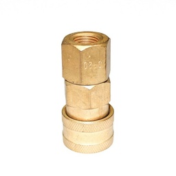 [1478] NITTO 20SF (1/4"), Luchtsnelkoppeling, Messing, IMPA 351411[30.0](13.0)