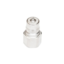 [4468] NITTO 2-HP (1/4") Quick-Connect Coupler, Double End Shut Off, Stainless steel, IMPA 351611[17.0](15.0)