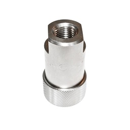 [4463] NITTO 2-HS (1/4"), Hogedruk Snelkoppeling Dubbelzijdig afsluitbaar, Staal, IMPA 351601[26.0](30.0)