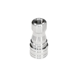 [4445] NITTO 2S (1/4"), Snelkoppeling Dubbelzijdig afsluitbaar, Staal, IMPA 351502[19.0](25.0)