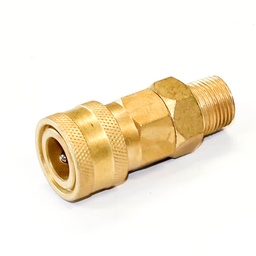 [1396] NITTO 30SM (3/8"), Quick-Connect Coupler, Brass, IMPA 351313[36.0](14.0)