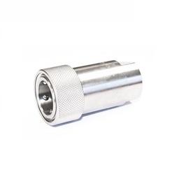 [4464] NITTO 3-HS (3/8"), Hogedruk Snelkoppeling Dubbelzijdig afsluitbaar, Staal, IMPA 351602[17.0](34.0)