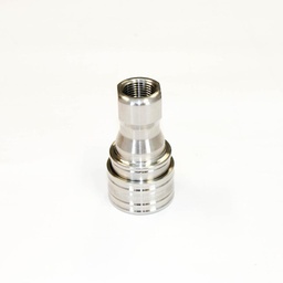 [3314] NITTO 3S (3/8") Quick-Connect Coupler, Double End Shut Off, Stainless steel, IMPA 351523[31.0](59.0)