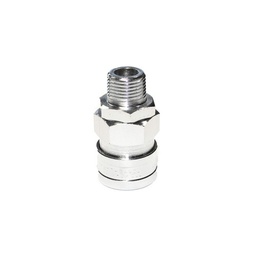 [1389] NITTO 400SM (1/2"), Quick-Connect Coupler, Chrome plated steel, IMPA 351305[22.0](23.25)