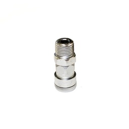 [1386] NITTO 40SM (1/2"), Quick-Connect Coupler, Chrome plated steel, IMPA 351304[85.0](6.61)