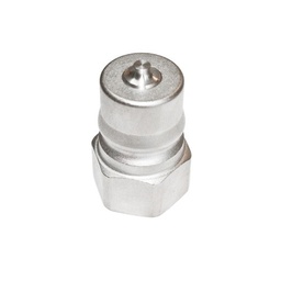 [4470] NITTO 4-HP (1/2") Quick-Connect Coupler, Double End Shut Off, Stainless steel, IMPA 351613[6.0](24.5)