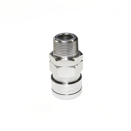 [1391] NITTO 600SM (3/4"), Quick-Connect Coupler, Chrome plated steel, IMPA 351306[35.0](24.0)