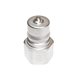 [4471] NITTO 6-HP (3/4") Quick-Connect Coupler, Double End Shut Off, Stainless steel, IMPA 351614[11.0](30.0)