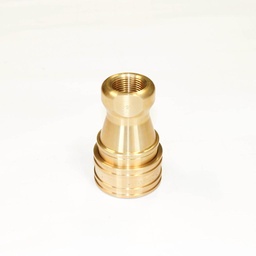 [1515] NITTO 6S (3/4") Quick-Connect Coupler, Double End Shut Off, Brass, IMPA 351515[12.0](61.0)