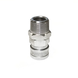[1393] NITTO 800SM (1"), Quick-Connect Coupler, Chrome plated steel, IMPA 351307[30.0](31.0)
