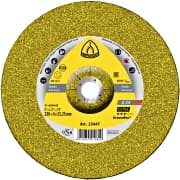 [2585] Klingspor Resinoid Offset Grinding Wheel, 125 x 6 x 22,2 mm, for steel and SS, IMPA 614806