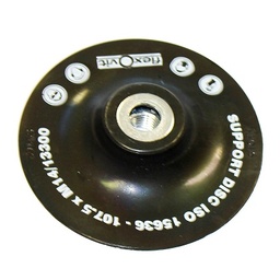 [2323] Klingspor Rubber pad for electric/pneumatic Grinder, for wheel diameter 115 x 22,5 mm, incl holder nut M14, IMPA 590340[75.0](2.88)