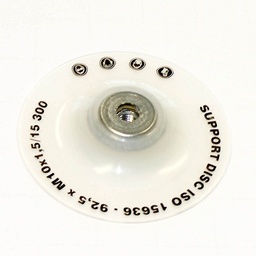 [2322] Klingspor Steunschijf voor haakse slijper, diameter 100 mm, inclusief aansluiting M10 (gat 16 mm), IMPA 591041[382.0](2.7600000000000002)