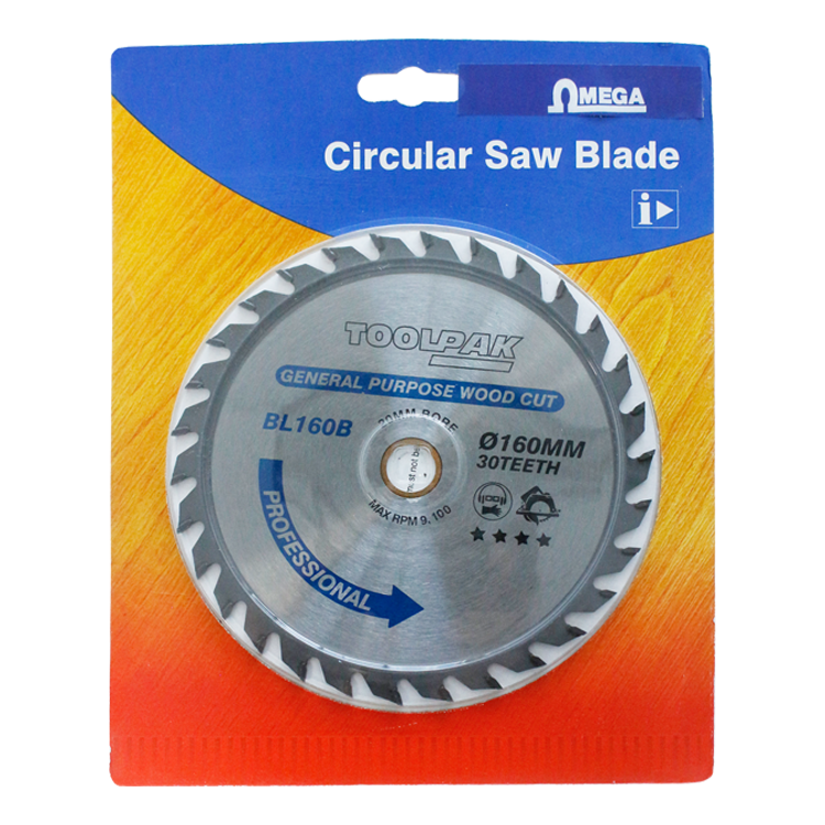 [4948] Saw blade for Circular saw, Diam 160 mm, 36 teeth, hole 20, IMPA 591143