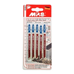 [2381] Zaagbladen voor decoupeerzaag Type No 5 voor Plastic, Staal, Aluminium, Hard Board, set = 5 pcs, IMPA 591177[24.0](10.040000000000001)