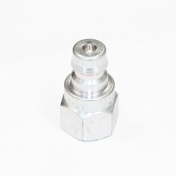 [4439] TETRA 2-HP (1/4") Quick-Connect Coupler, Double End Shut Off, Stainless steel, IMPA 351611[24.0](2.95)