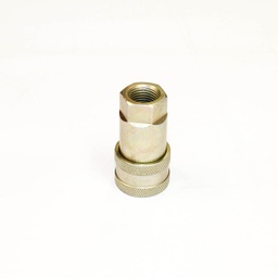 [1530] TETRA 2-HS (1/4") Quick-Connect Coupler, Double End Shut Off, Stainless steel, IMPA 351601[23.0](5.0)