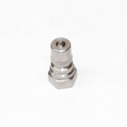 [4434] TETRA 2P (1/4") Quick-Connect Coupler, Double End Shut Off, Stainless steel, IMPA 351552[146.0](5.97)