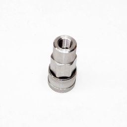 [2090] TETRA 2S (1/4") Quick-Connect Coupler, Double End Shut Off, Stainless steel, IMPA 351522[32.0](12.700000000000001)