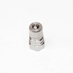 [4435] TETRA 3P (3/8") Quick-Connect Coupler, Double End Shut Off, Stainless steel, IMPA 351553[105.0](8.99)