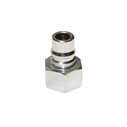 [1496] TETRA 400PF (1/2"), Quick-Connect Coupler, Chrome plated steel, IMPA 351434[314.0](1.32)