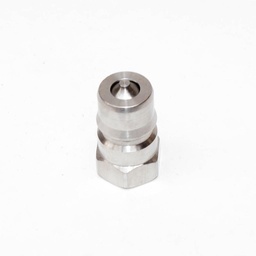 [4436] TETRA 4P (1/2") Quick-Connect Coupler, Double End Shut Off, Stainless steel, IMPA 351554[113.0](10.61)