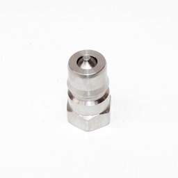 [4436] TETRA 4P (1/2") Quick-Connect Coupler, Double End Shut Off, Stainless steel, IMPA 351554[74.0](10.5)