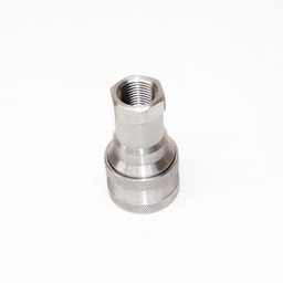 [2092] TETRA 4S (1/2") Quick-Connect Coupler, Double End Shut Off, Stainless steel, IMPA 351524[134.0](24.64)