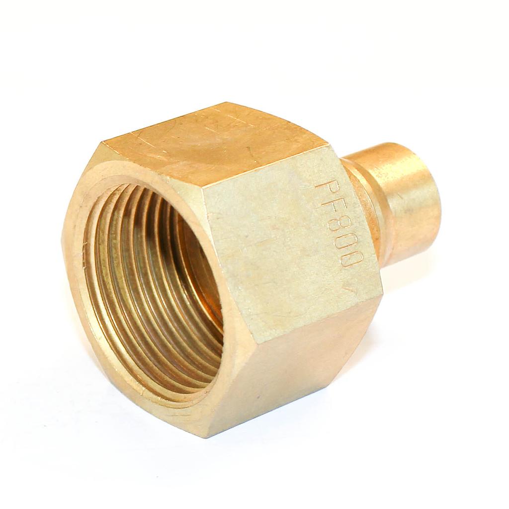 [3627] TETRA 800PF (1"), Quick-Connect Coupler, Brass, IMPA 351446